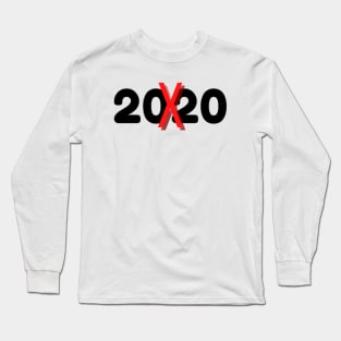 2020 Crossed Out In Red Mask, Mug, Pin Long Sleeve T-Shirt